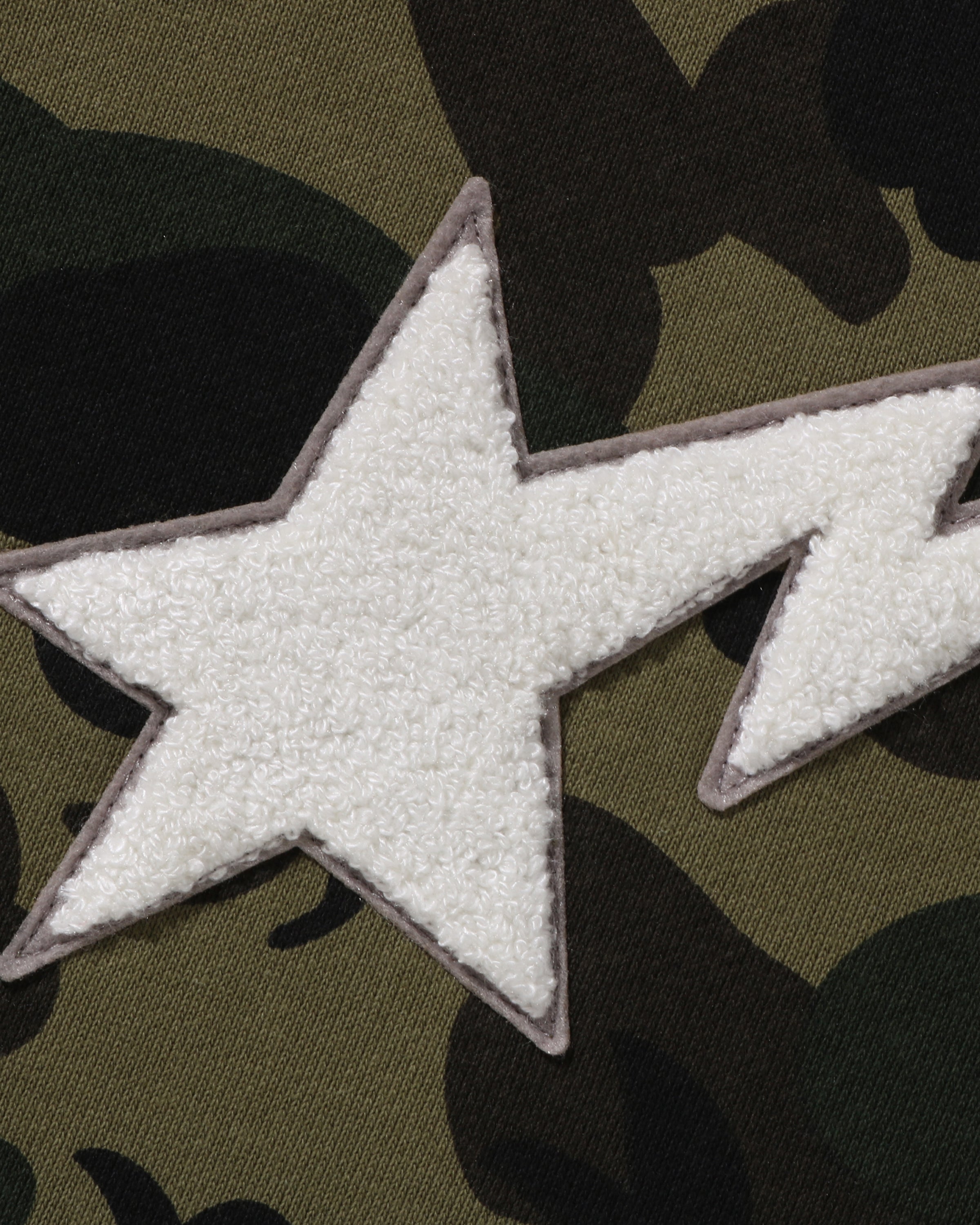 1ST CAMO FULL ZIP HOODIE - GREEN