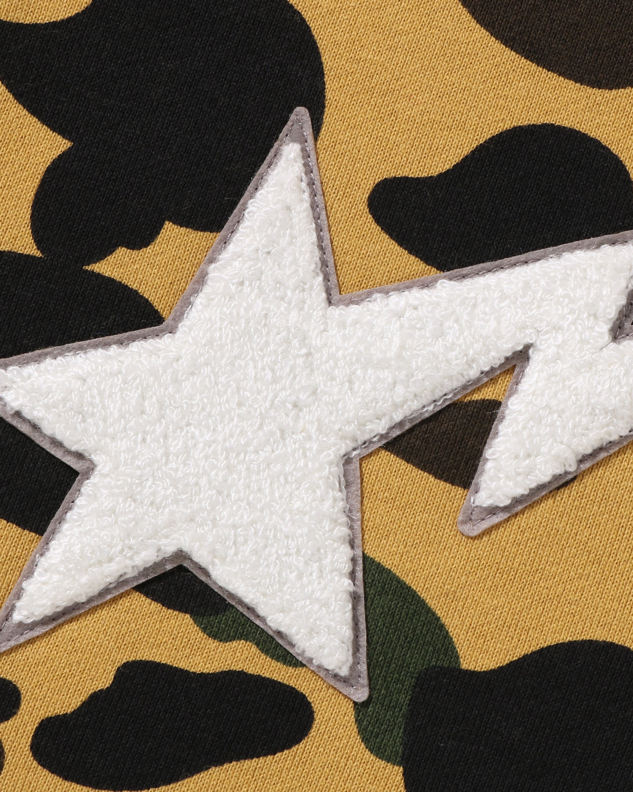 1ST CAMO FULL ZIP HOODIE - YELLOW