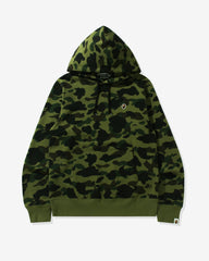 BAPE 1ST CAMO ONE POINT PULLOVER HOODIE - GREEN