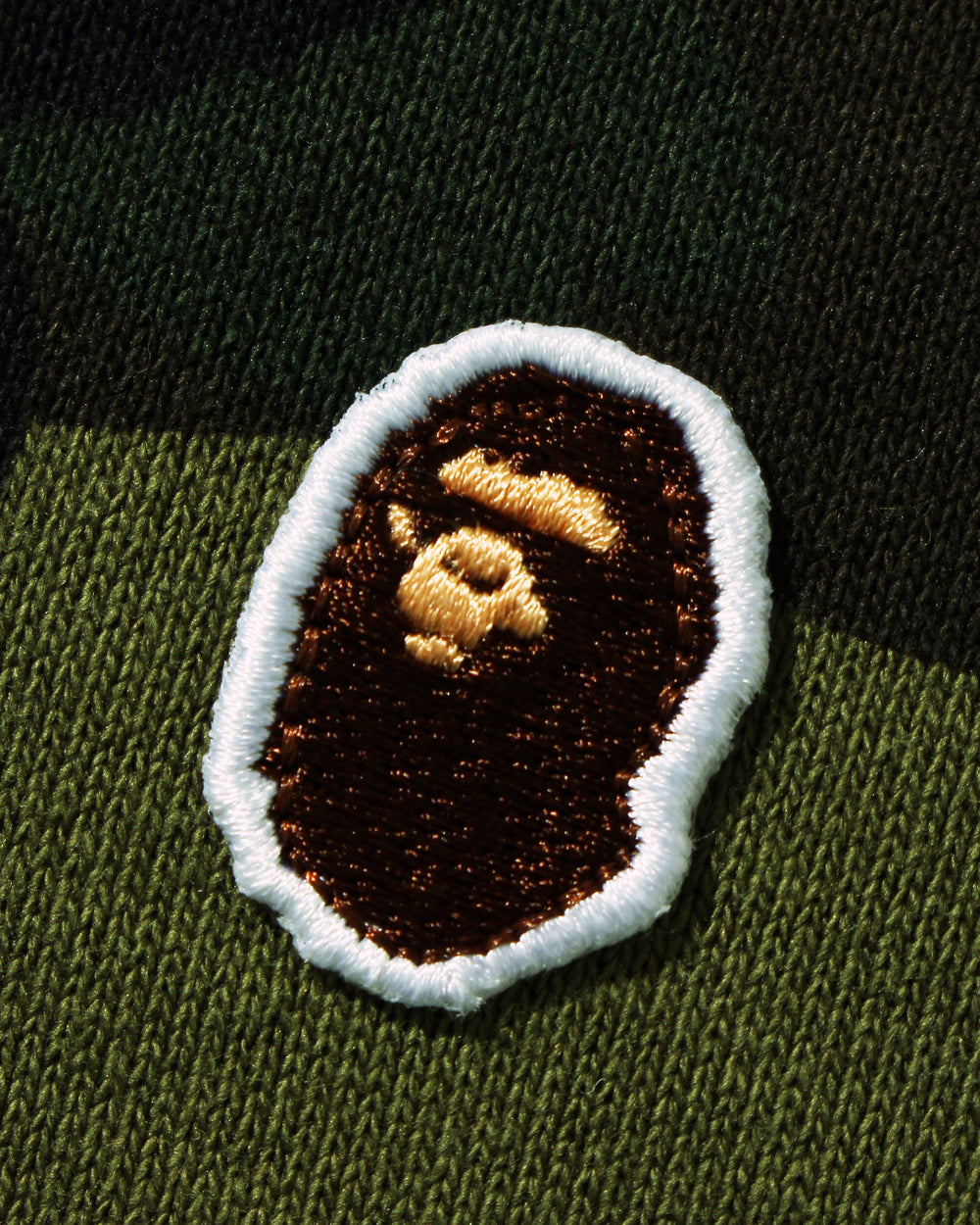 BAPE 1ST CAMO ONE POINT PULLOVER HOODIE - GREEN