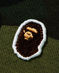 BAPE 1ST CAMO ONE POINT PULLOVER HOODIE - GREEN
