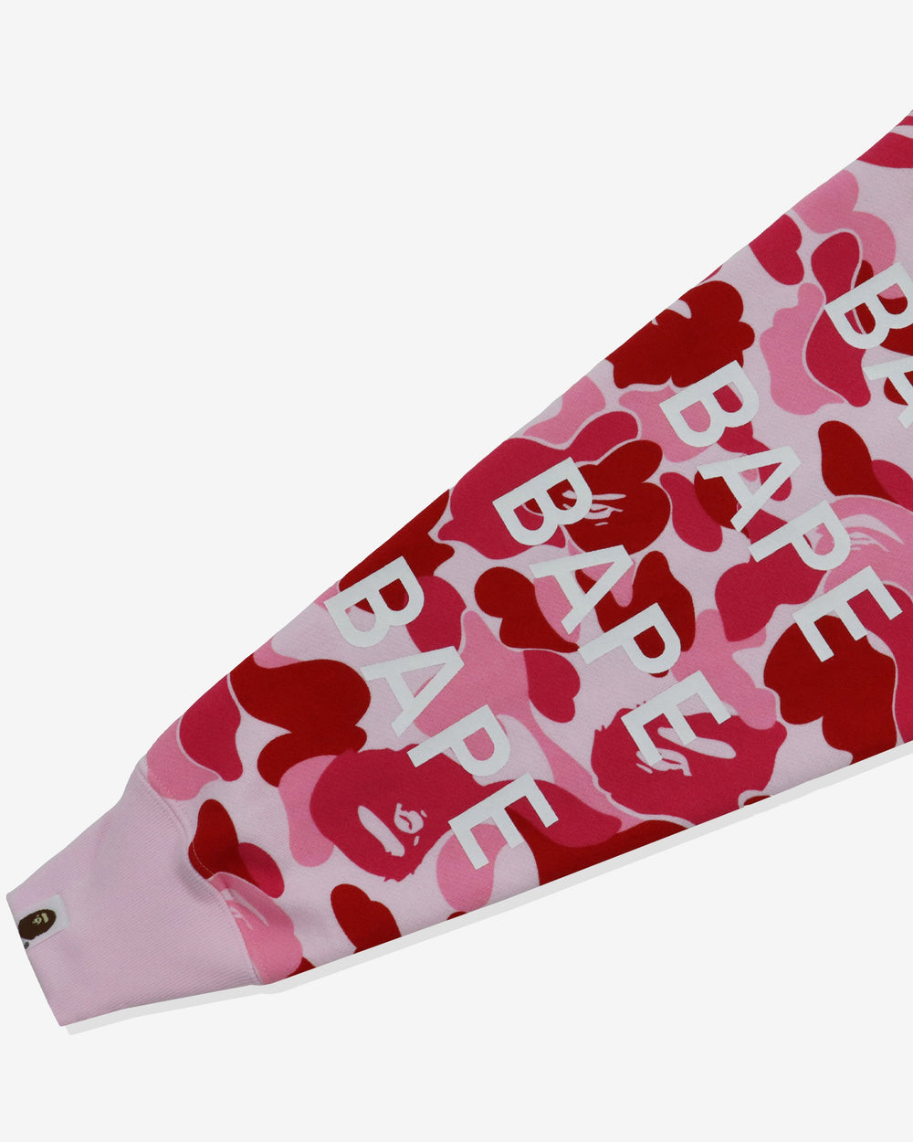 BAPE BIG ABC CAMO BAPE RELAXED FIT FULL ZIP HOODIE - PINK