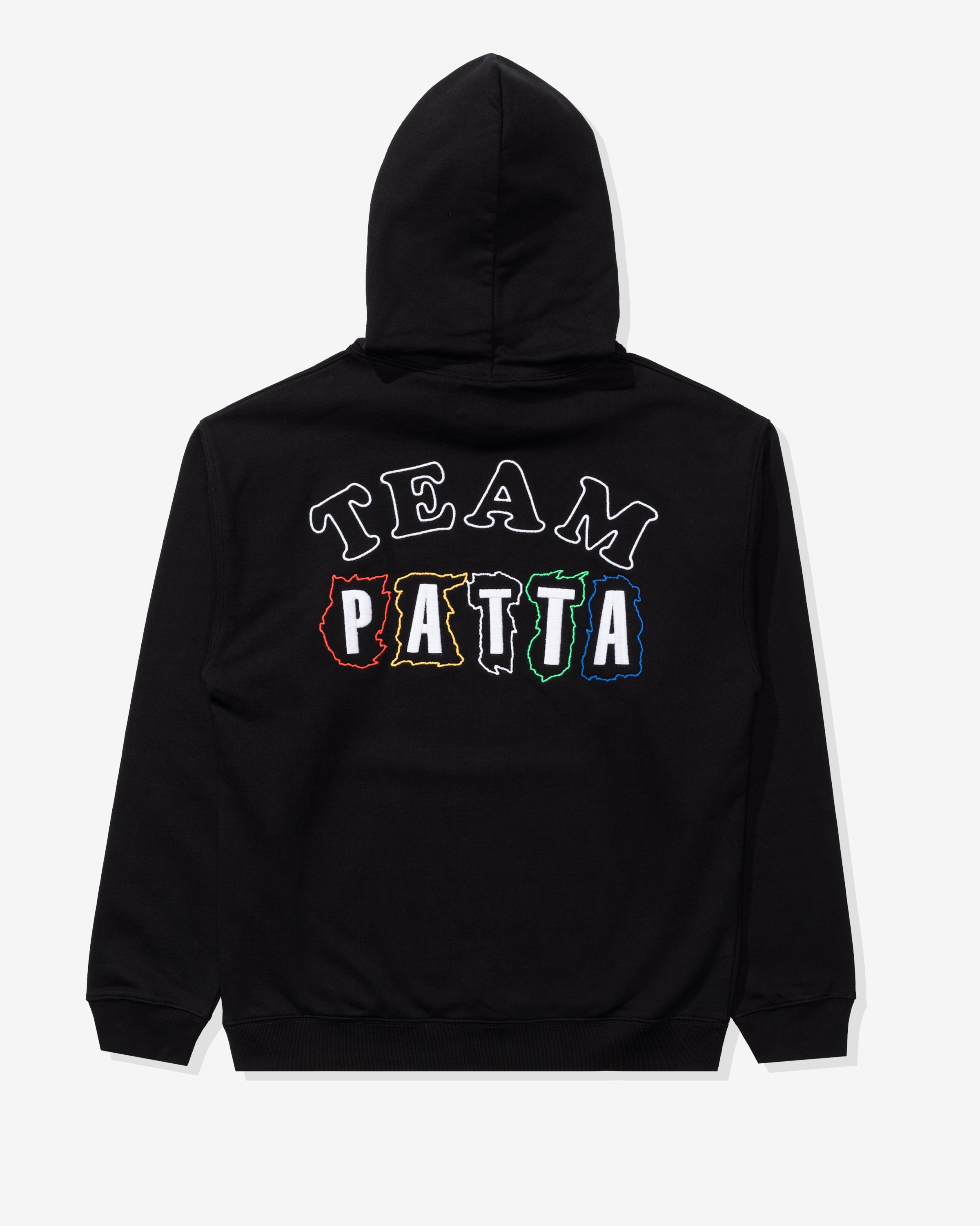 PATTA TEAM PATTA HOODED SWEATER - BLACK -