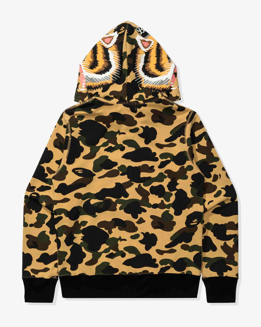 BAPE 1ST CAMO TIGER FULL ZIP HOODIE - YELLOW