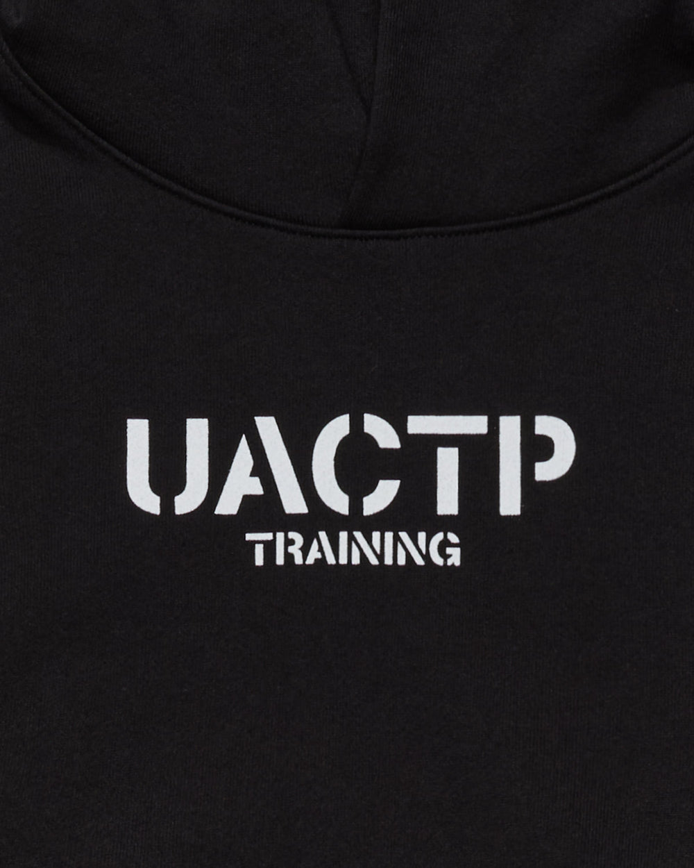 UACTP STENCIL TRAINING PULLOVER HOOD - BLACK -