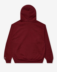 UACTP STENCIL GYM PULLOVER HOOD - BURGUNDY -