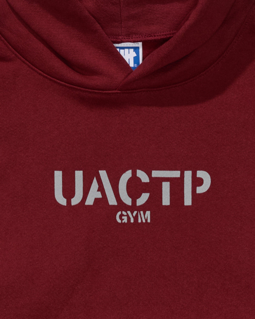 UACTP STENCIL GYM PULLOVER HOOD - BURGUNDY -