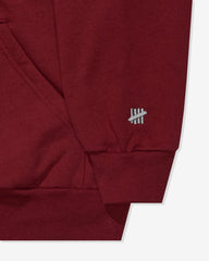 UACTP STENCIL GYM PULLOVER HOOD - BURGUNDY -