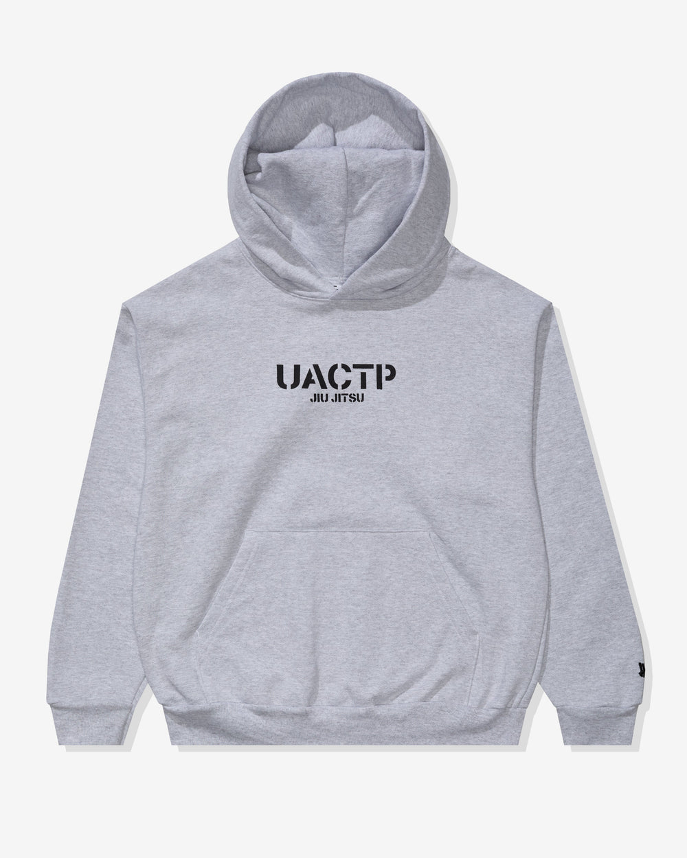 UACTP STENCIL JIU JITSU PULLOVER HOOD - HEATHER GREY