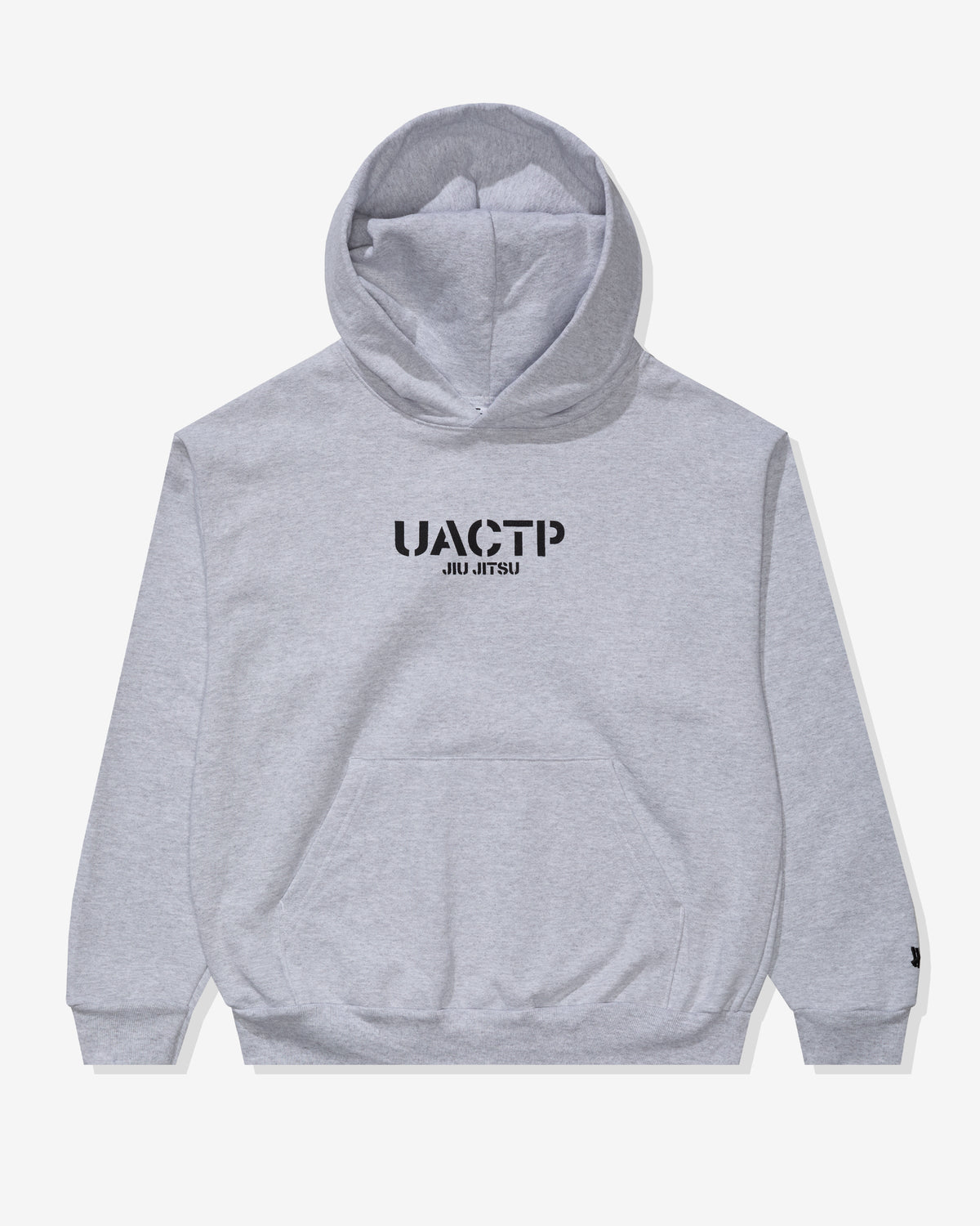 UACTP STENCIL JIU JITSU PULLOVER HOOD - HEATHER GREY