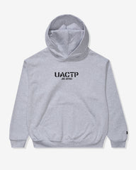 UACTP STENCIL JIU JITSU PULLOVER HOOD - HEATHER GREY