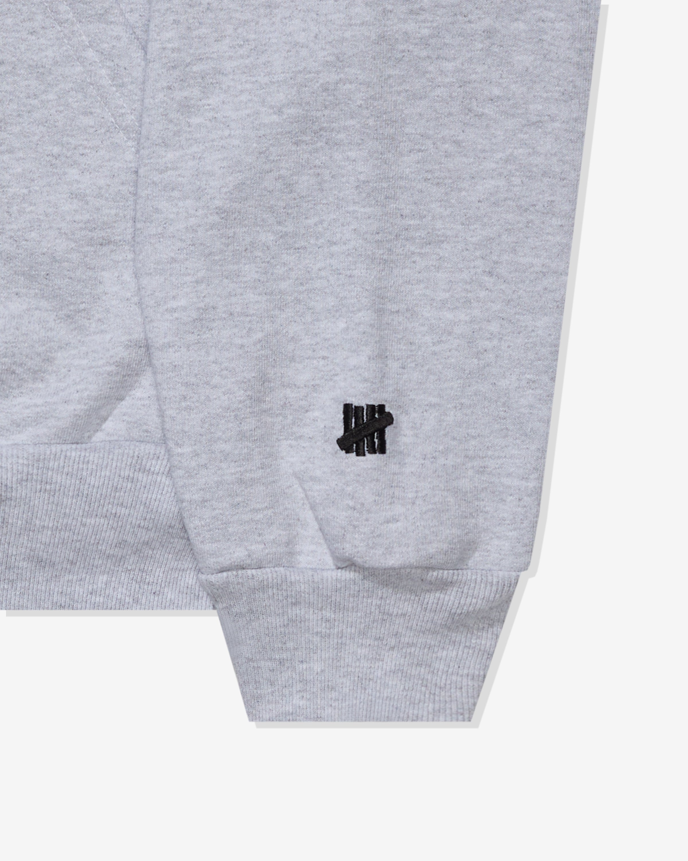 UACTP STENCIL JIU JITSU PULLOVER HOOD - HEATHER GREY