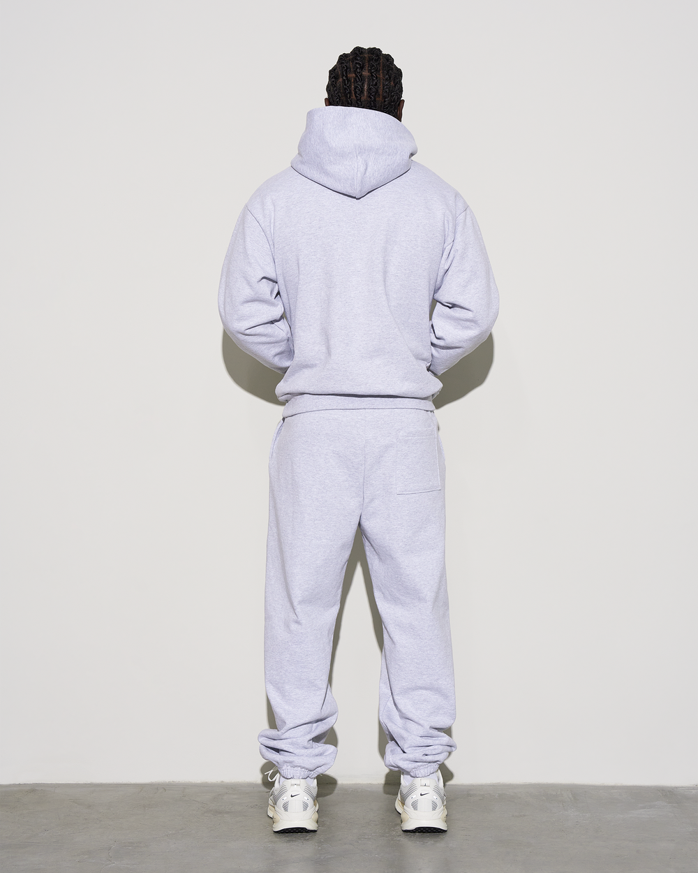 UACTP STENCIL JIU JITSU PULLOVER HOOD - HEATHER GREY