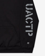 UACTP STENCIL PULLOVER HOOD - BLACK