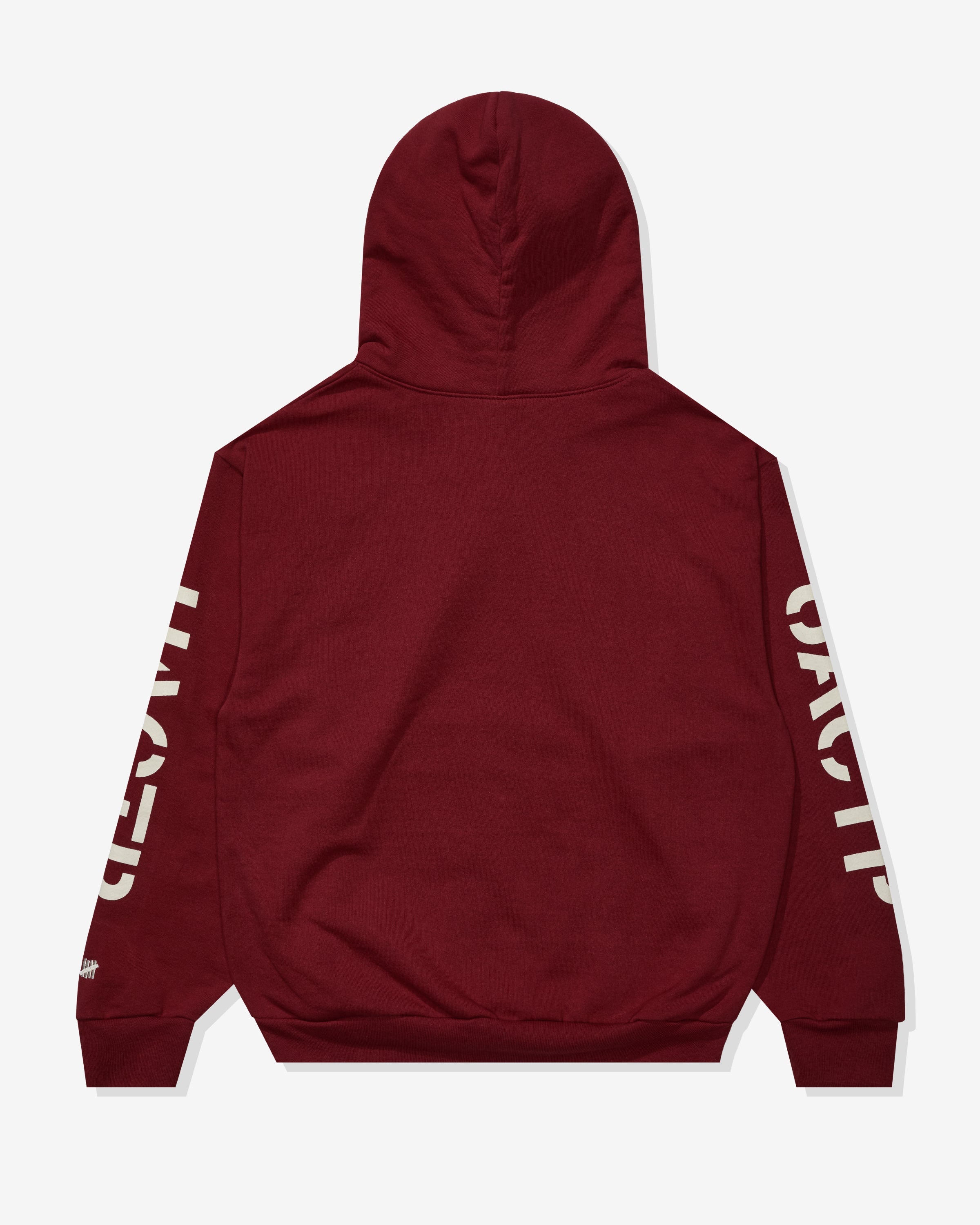 UACTP STENCIL PULLOVER HOOD - BURGUNDY