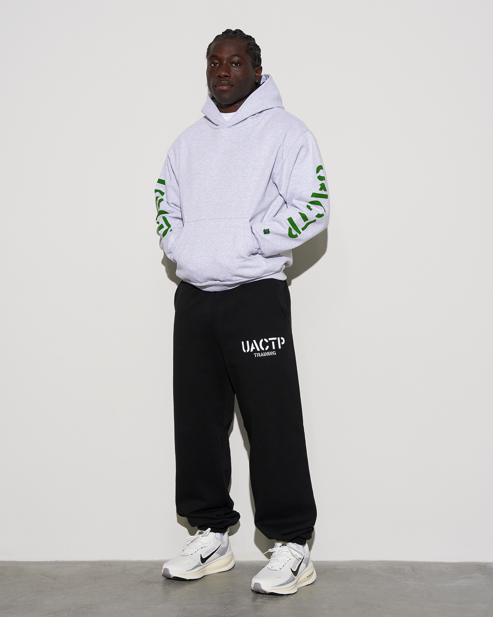 UACTP STENCIL PULLOVER HOOD - DARK NAVY