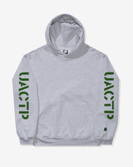 UACTP STENCIL PULLOVER HOOD - HEATHER GREY