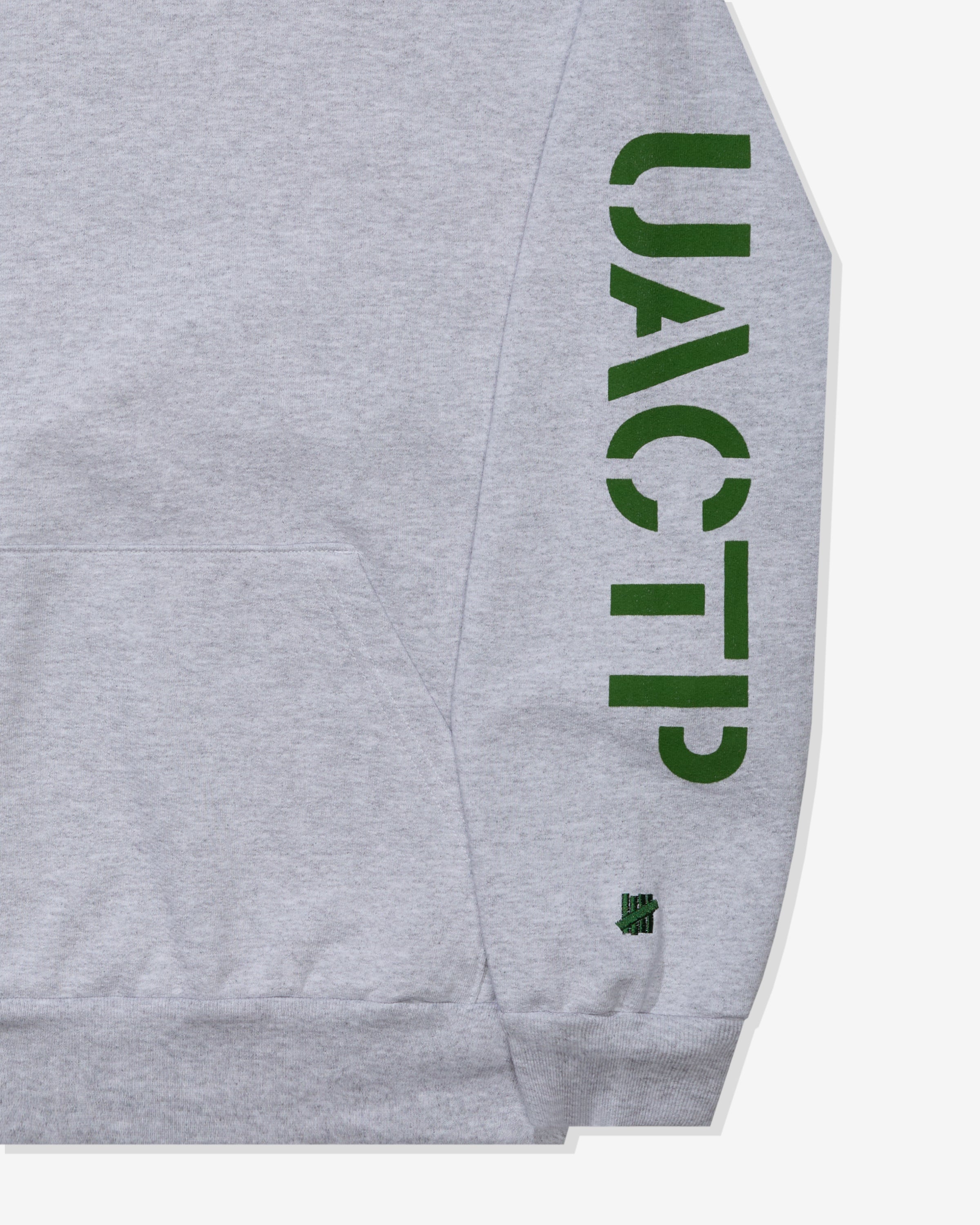 UACTP STENCIL PULLOVER HOOD - HEATHER GREY