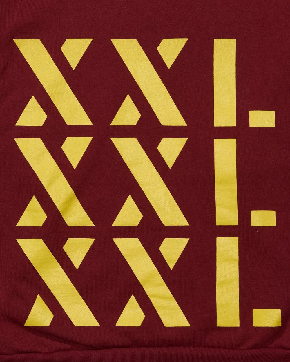 UACTP XXL ZIP HOOD - BURGUNDY