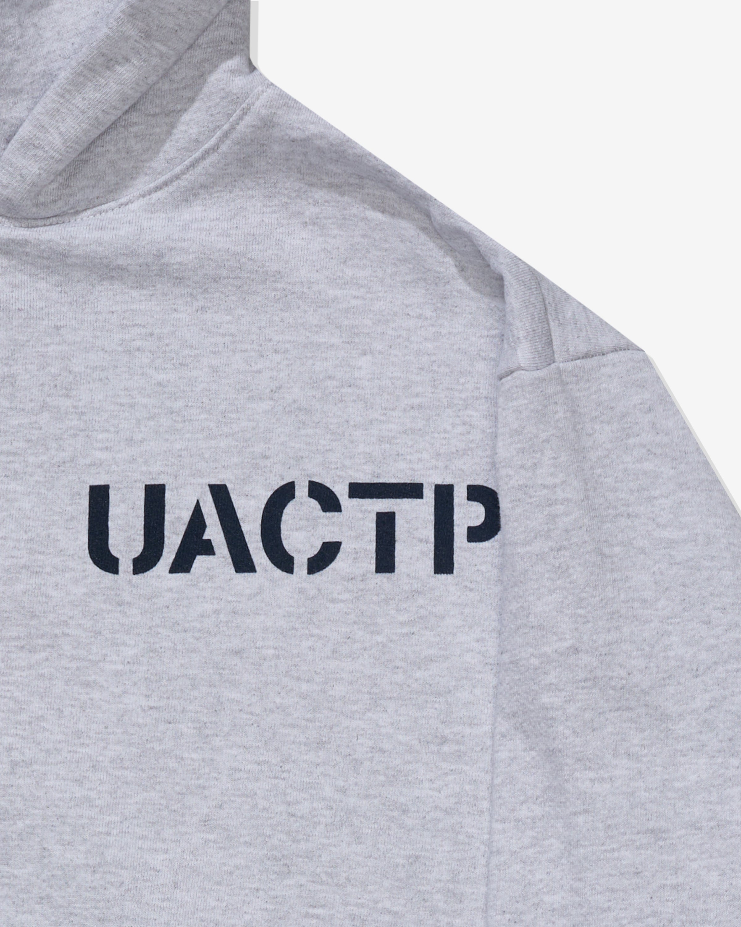 UACTP XXL ZIP HOOD - HEATHER GREY