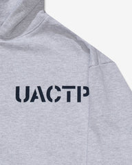 UACTP XXL ZIP HOOD - HEATHER GREY