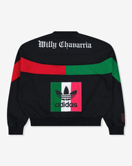ADIDAS X WILLY CHAVARRIA BBALL CREWNECK - BLACK -
