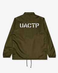 UACTP STENCIL COACHES JACKET - GREEN