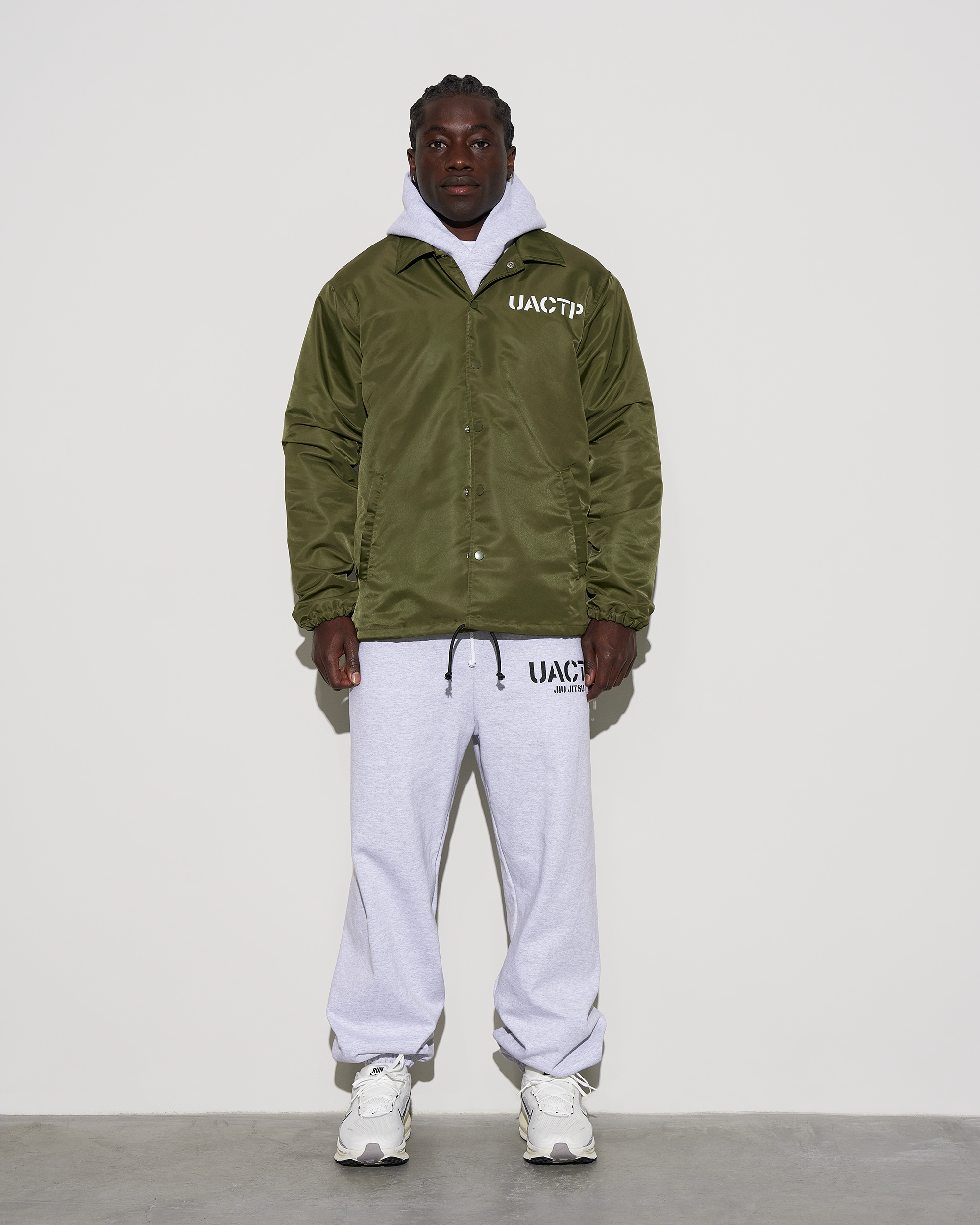 UACTP STENCIL COACHES JACKET - GREEN
