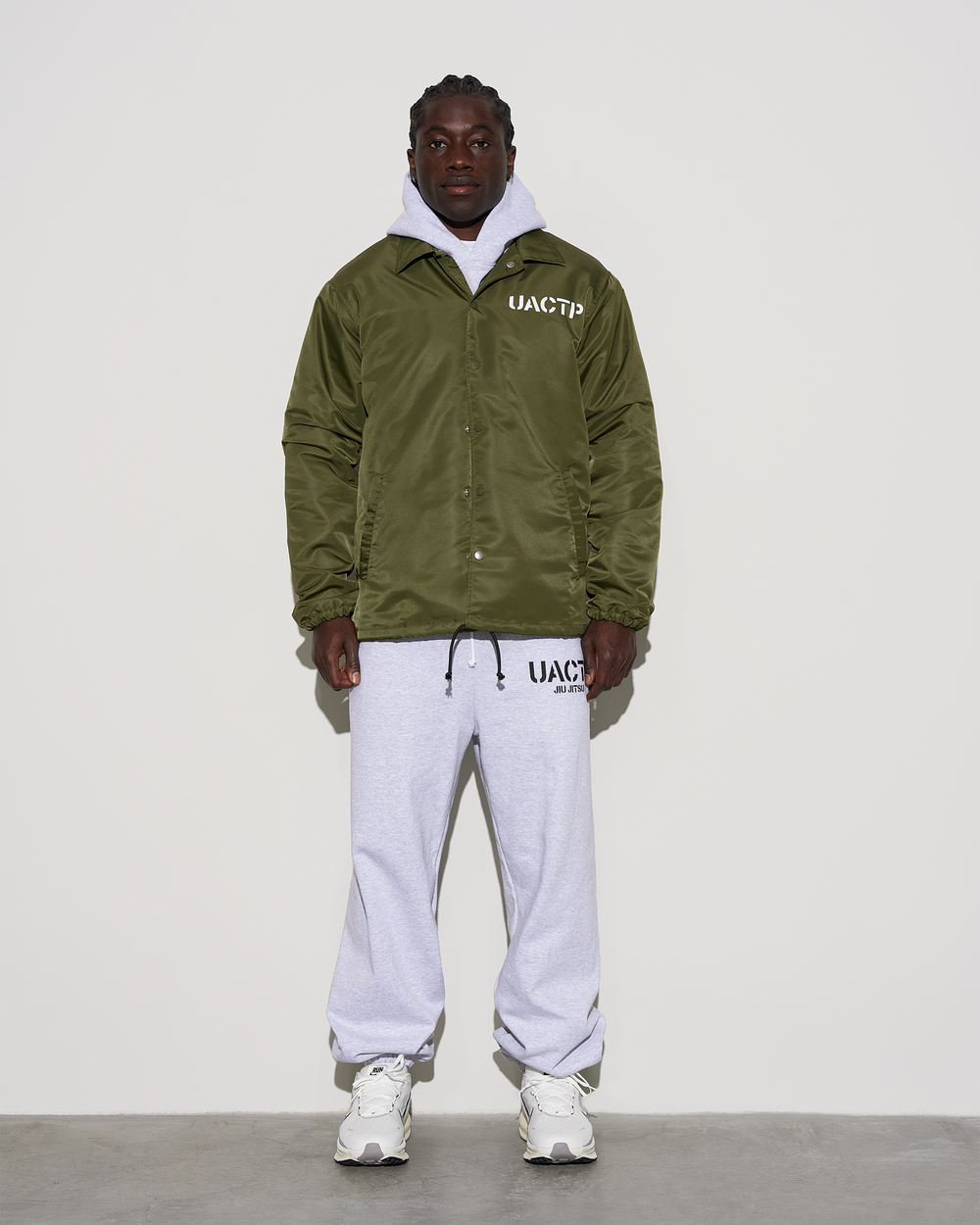 UACTP STENCIL COACHES JACKET - GREEN
