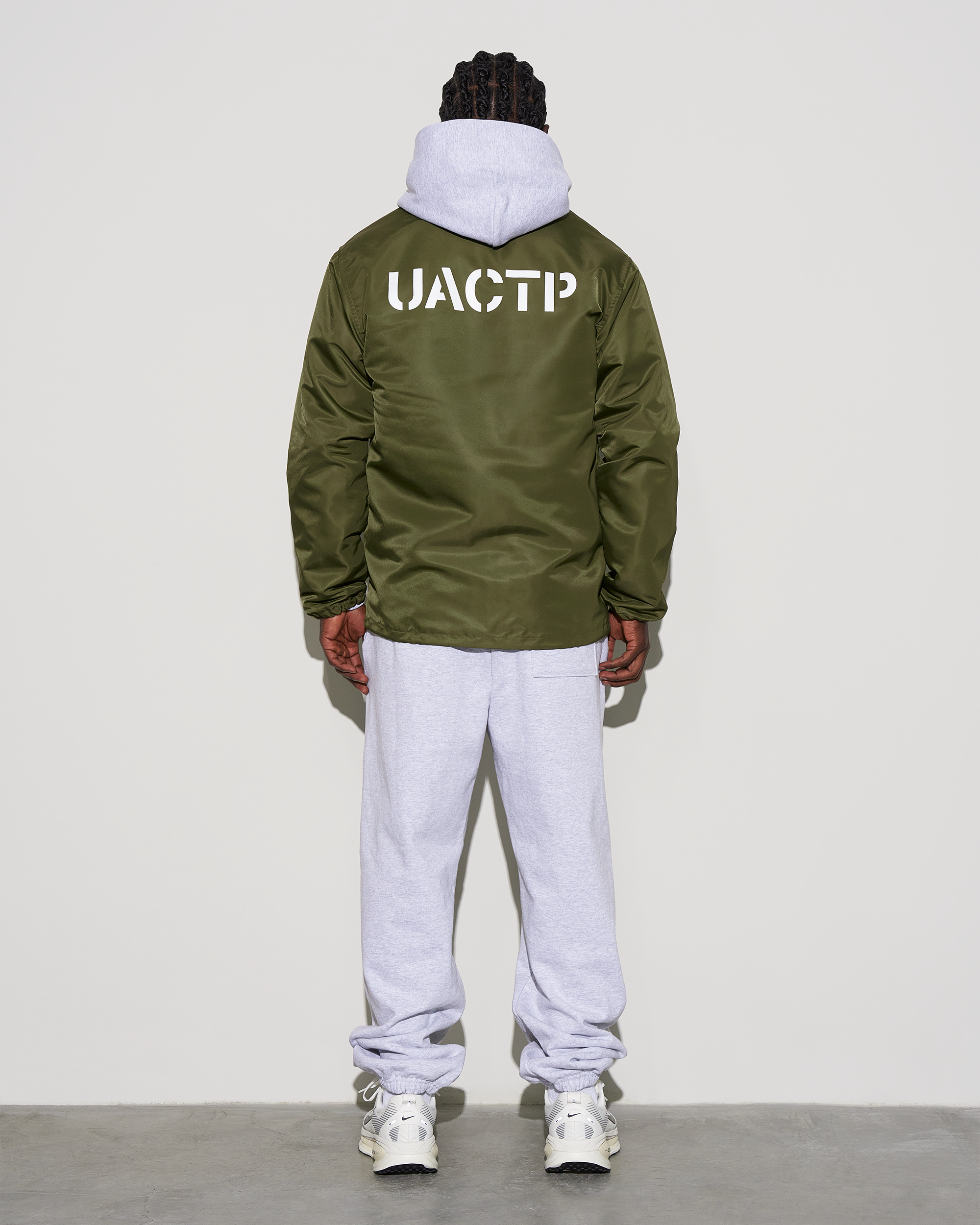 UACTP STENCIL COACHES JACKET - GREEN
