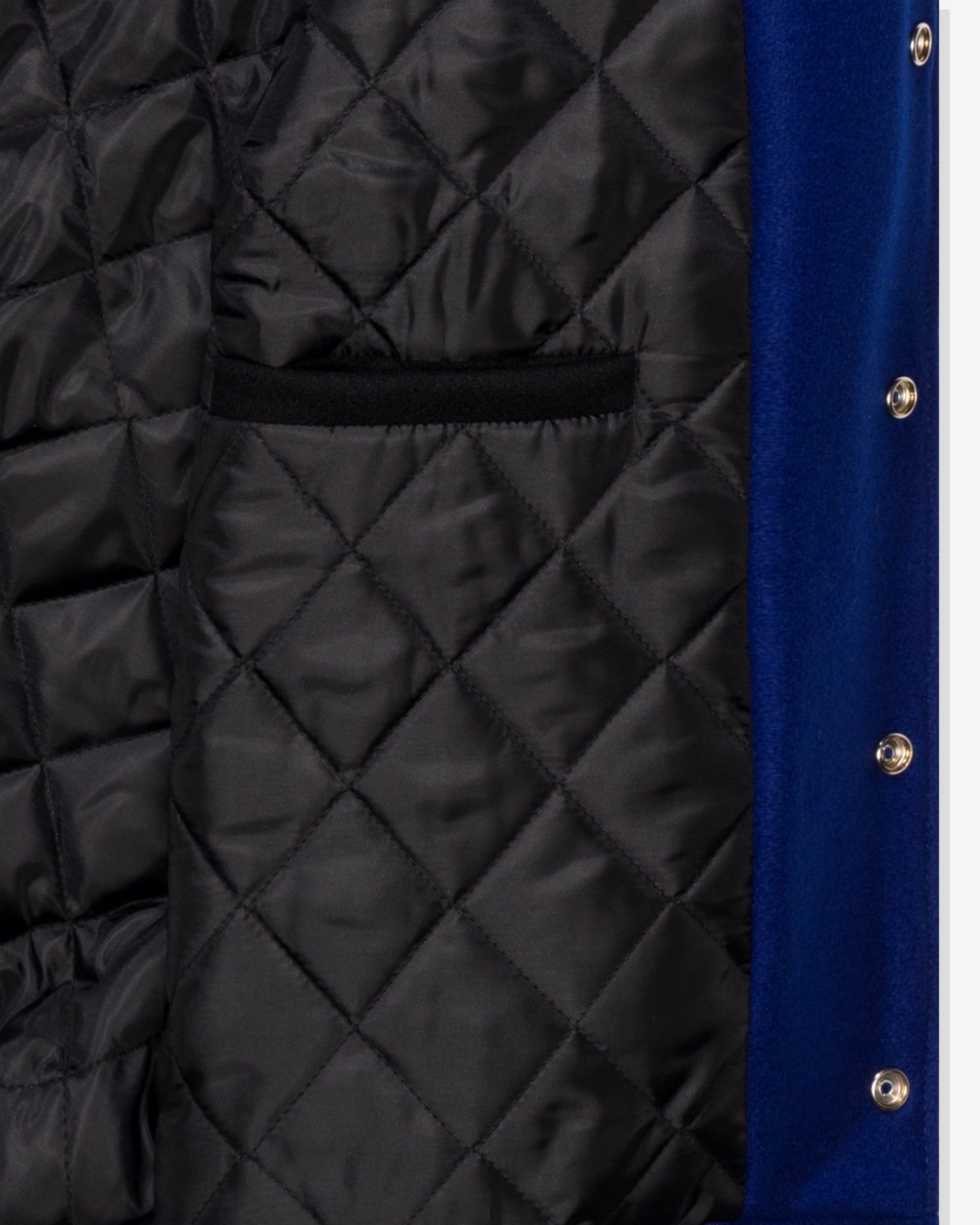 UNDEFEATED X SETTLEMIER'S VARSITY JACKET - ROYALBLUE -