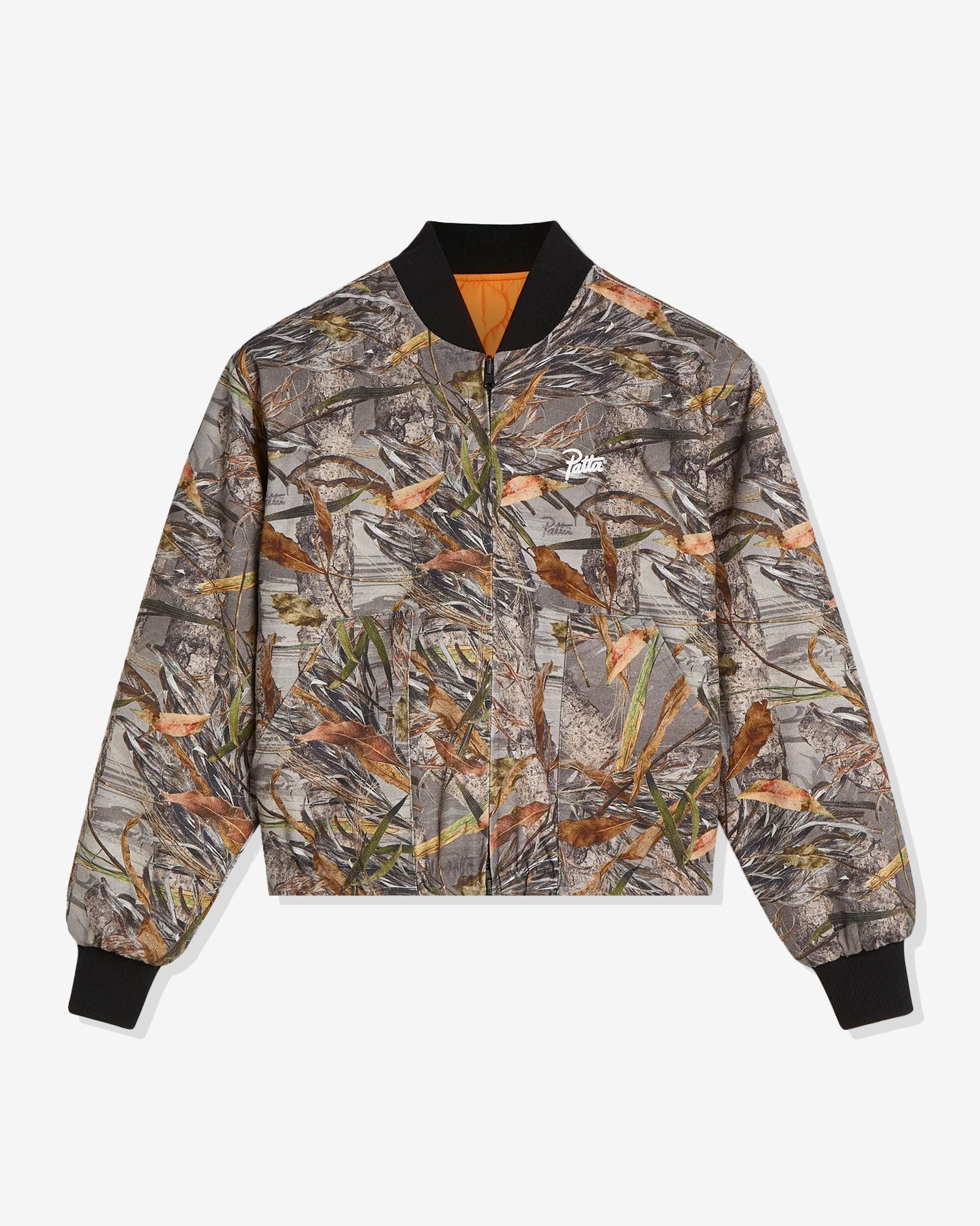 PATTA NATURE PRINT REVERSIBLE BOMBER JACKET - NATUREPRINT -