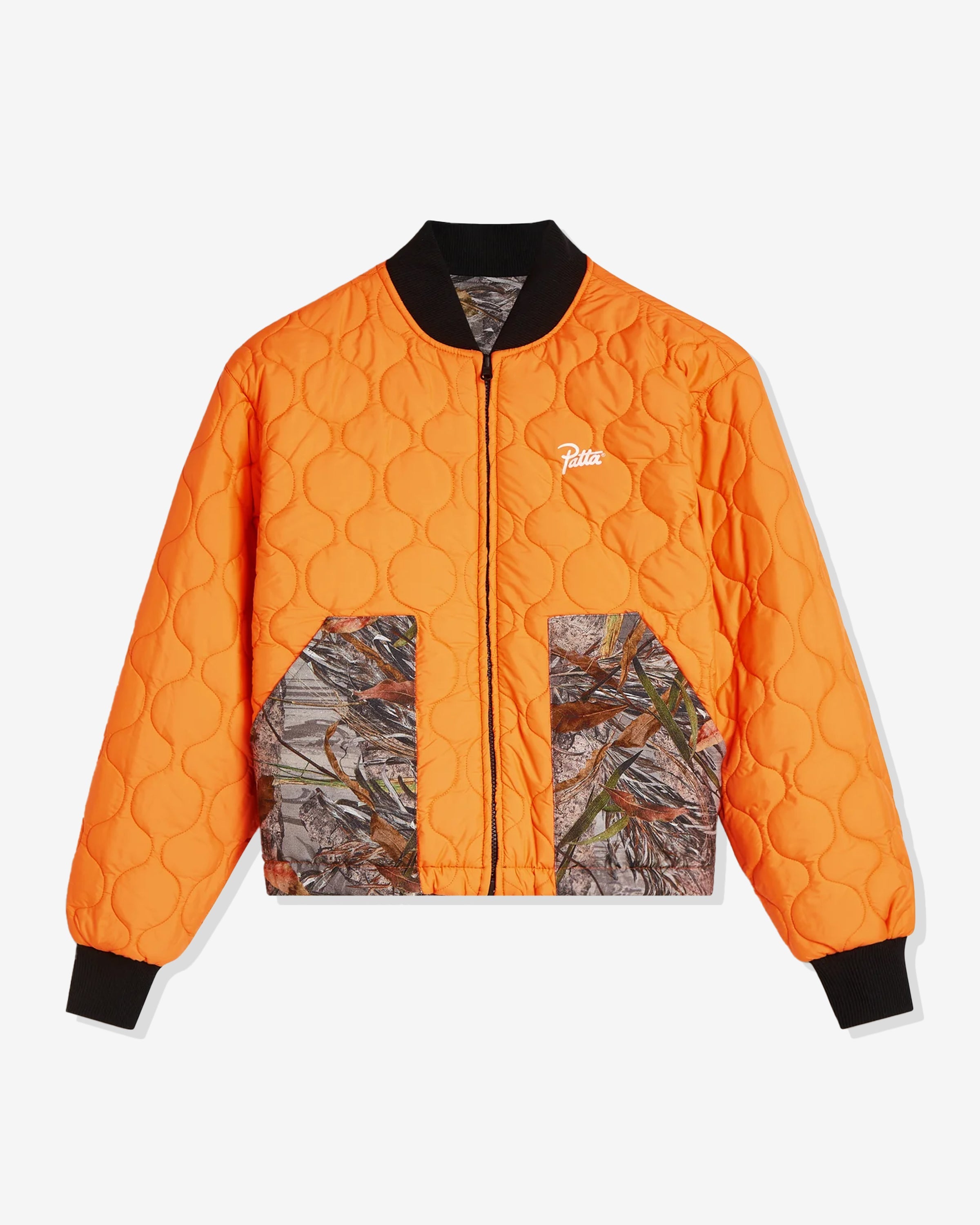 PATTA NATURE PRINT REVERSIBLE BOMBER JACKET - NATUREPRINT -