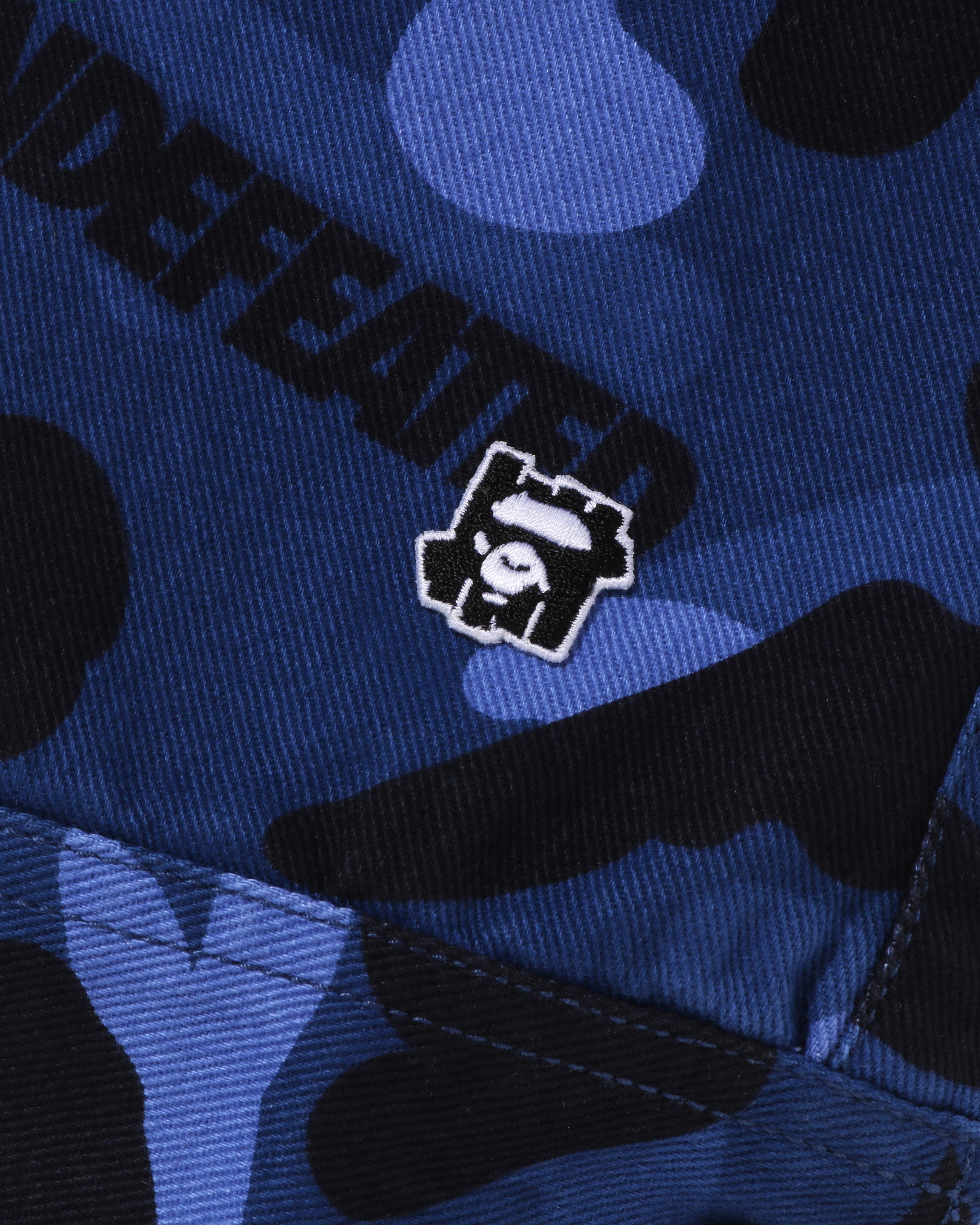 BAPE X UNDEFEATED COLOR CAMO FLANNEL JACKET - NAVY -