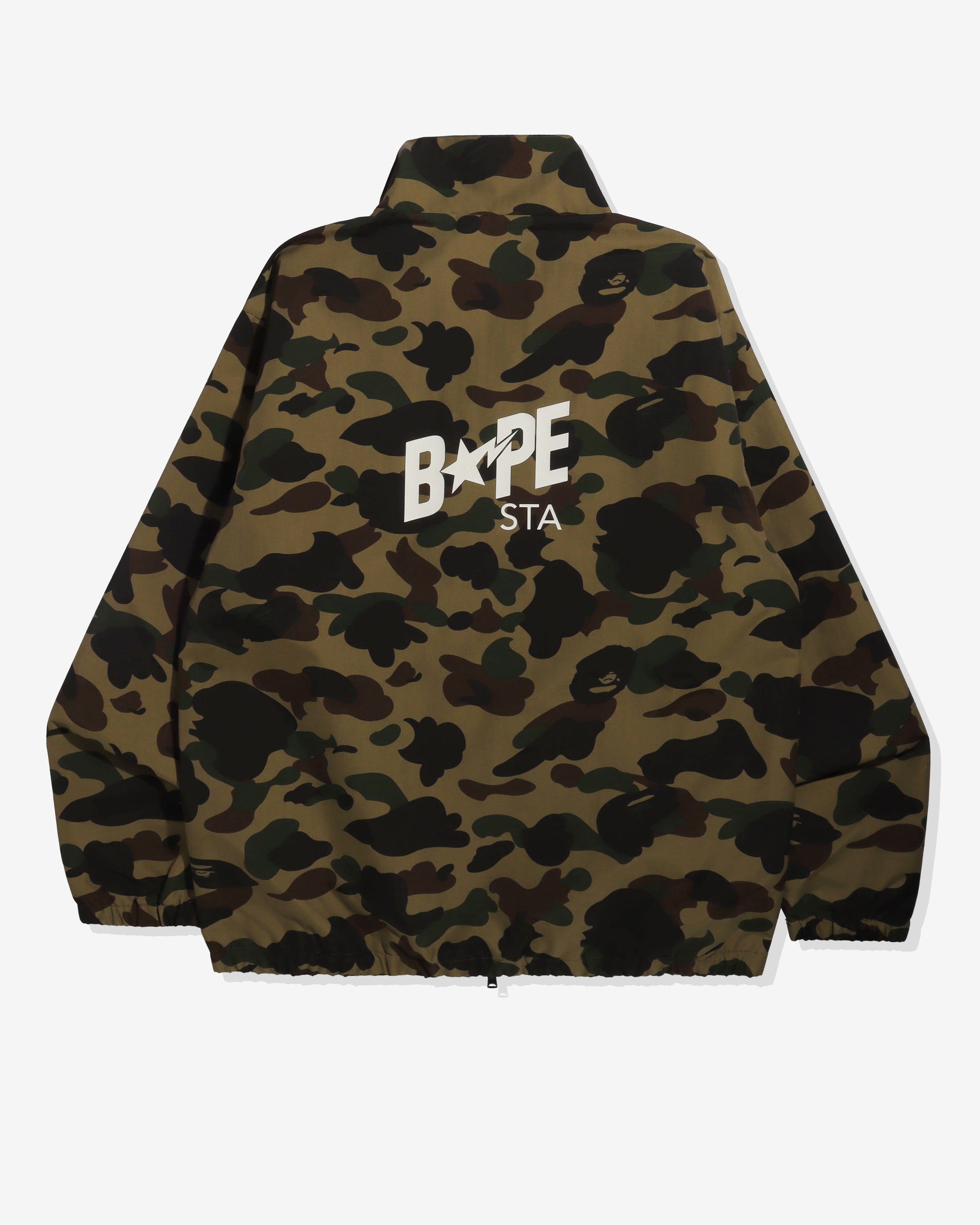 BAPE 1ST CAMO TRACK JACKET - GREEN -