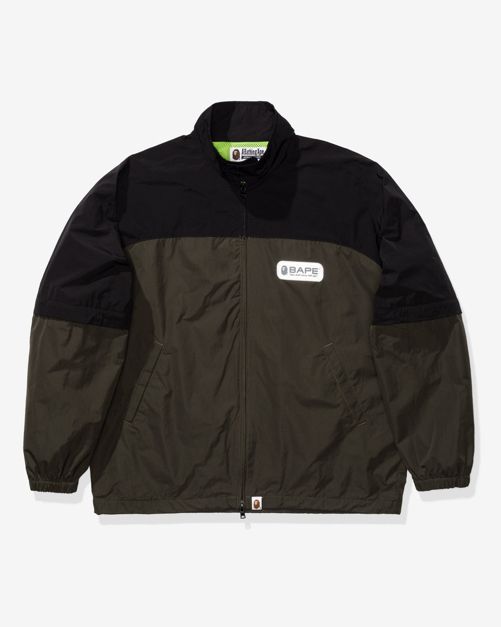 BAPE DETACHABLE SLEEVE JACKET - GREEN -