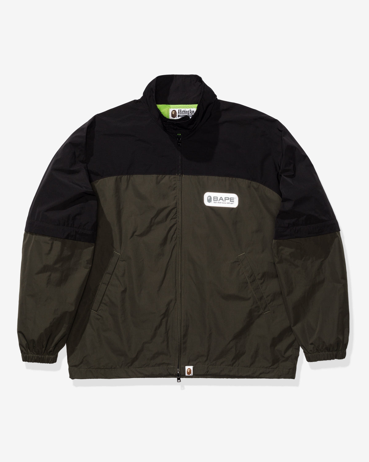 BAPE DETACHABLE SLEEVE JACKET - GREEN -