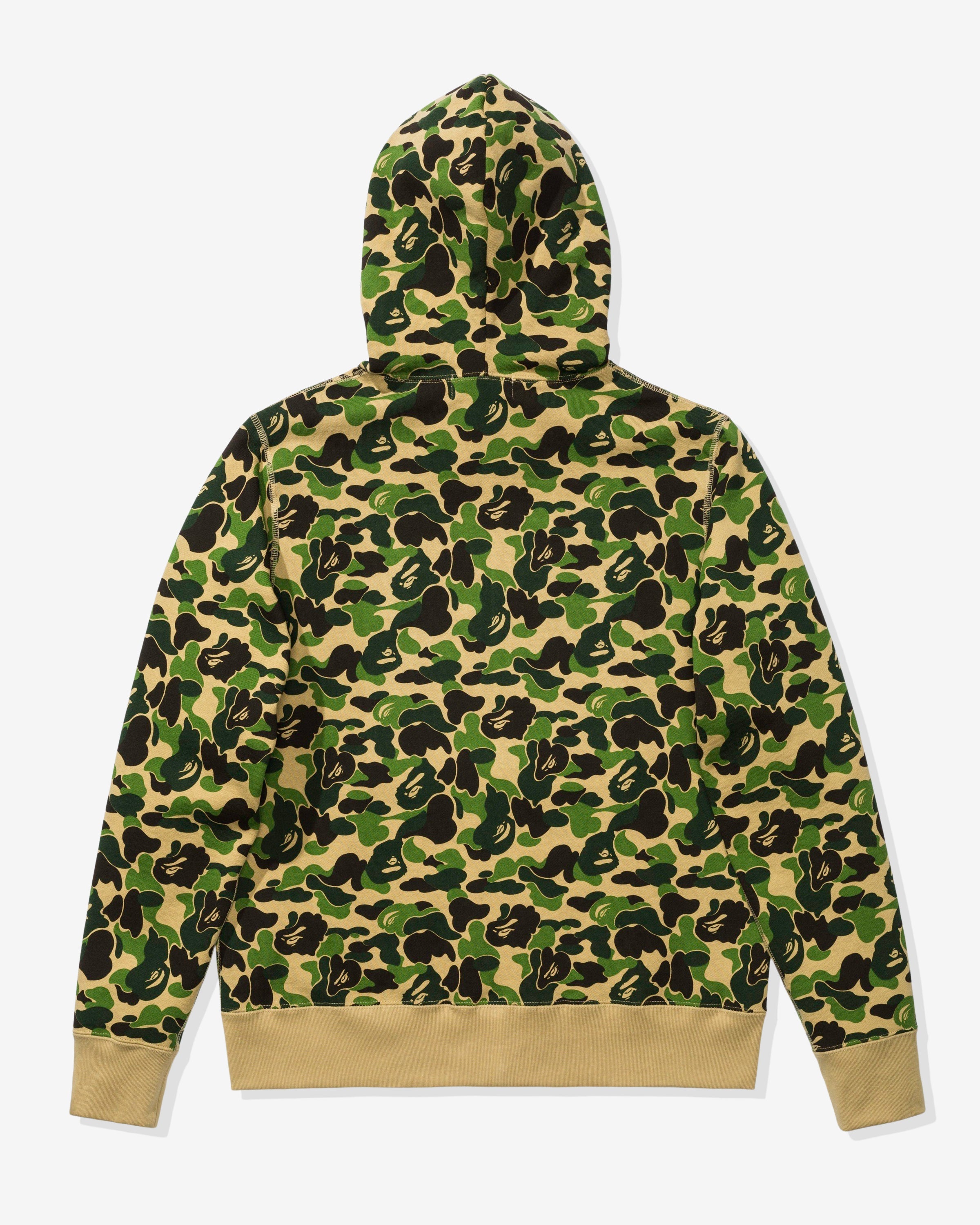 BAPE ABC CAMO SWAROVSKI FULL ZIP HOODIE - GREEN -