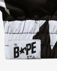 BAPE STA PATTERN DOWN JACKET - BLACK -