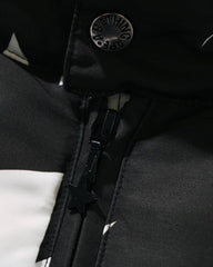 BAPE STA PATTERN DOWN JACKET - BLACK -