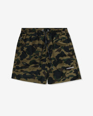 BAPE 1ST CAMO BEACH SHORTS - GREEN