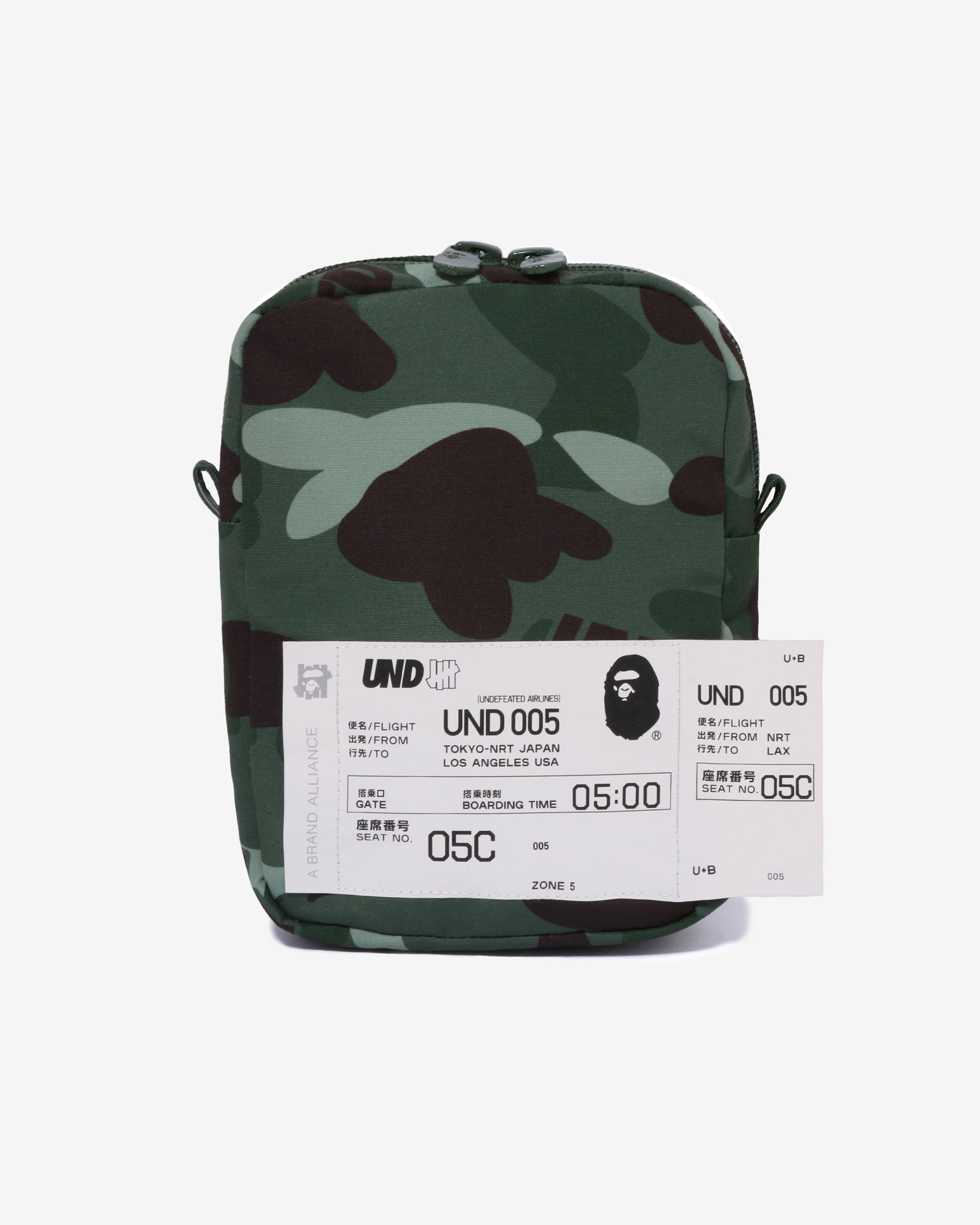 BAPE X UNDEFEATED MULTI POUCH POCKET PANTS - NAVY -