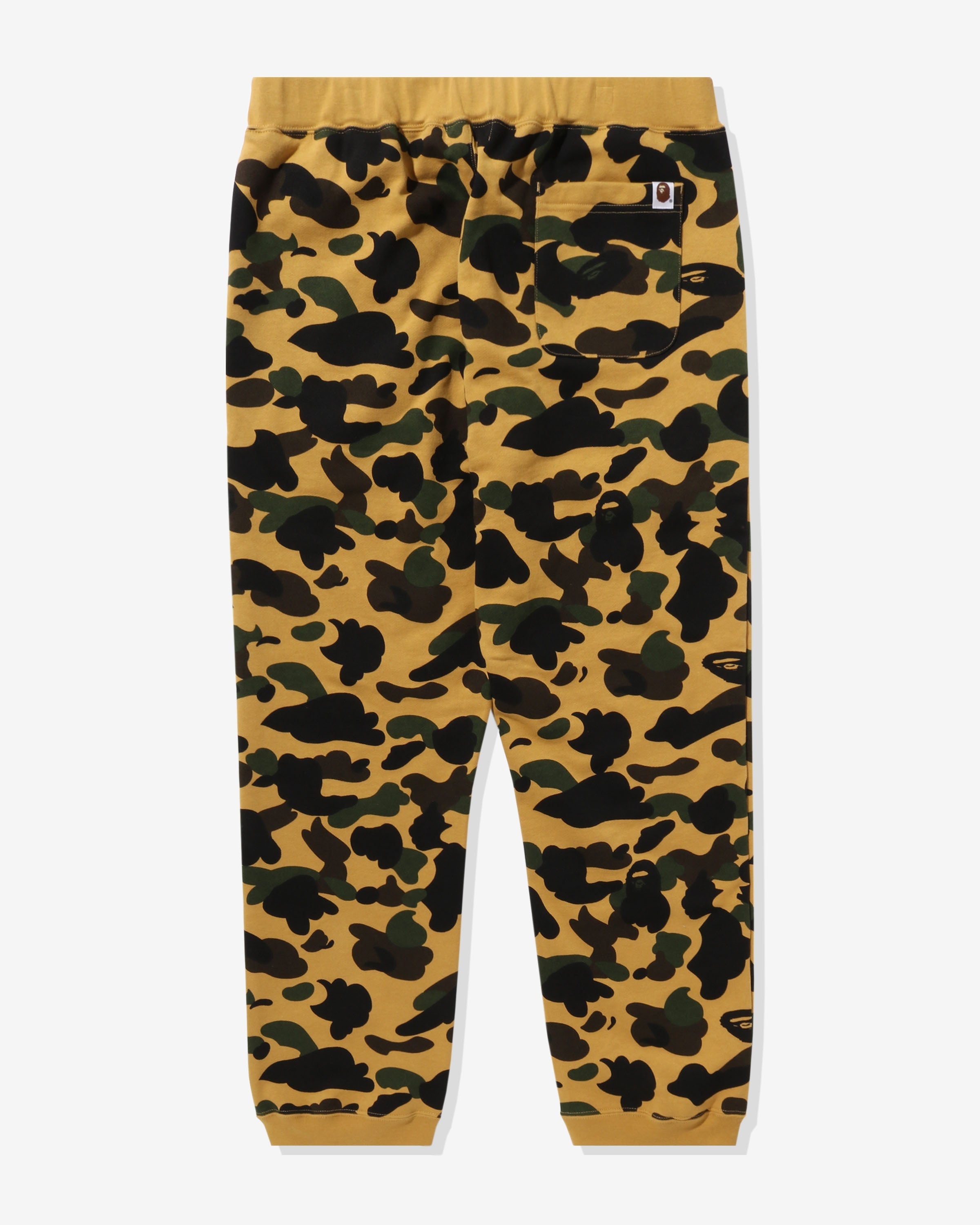 1ST CAMO SWEAT PANTS - YELLOW