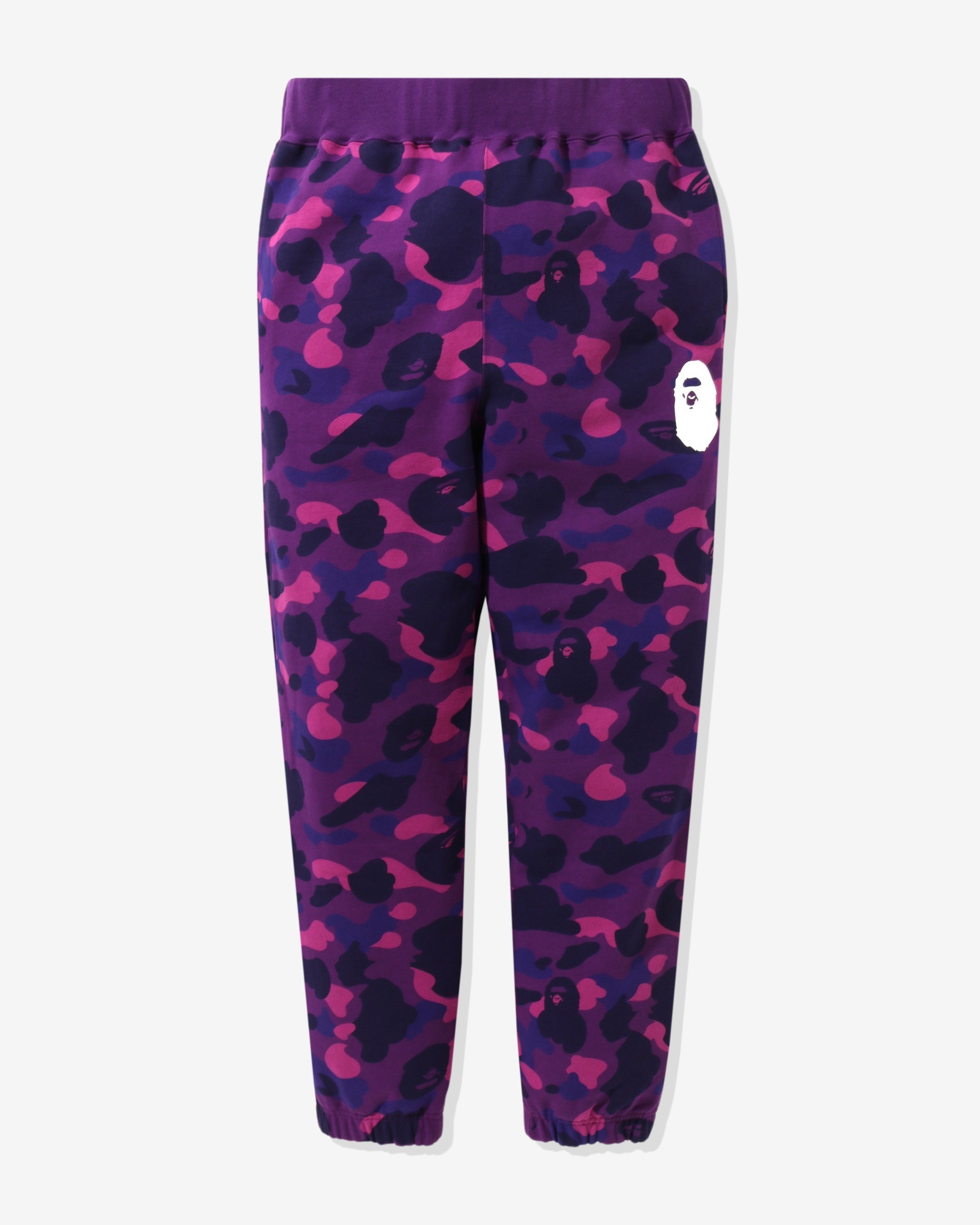 BAPE COLOR CAMO SWEAT PANTS - PURPLE -