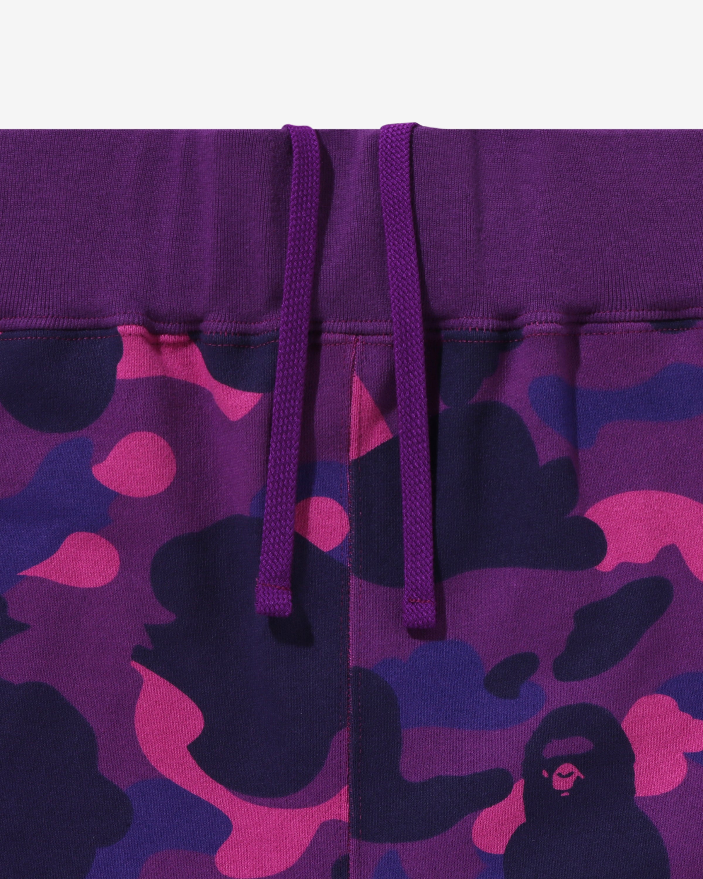 BAPE COLOR CAMO SWEAT PANTS - PURPLE -