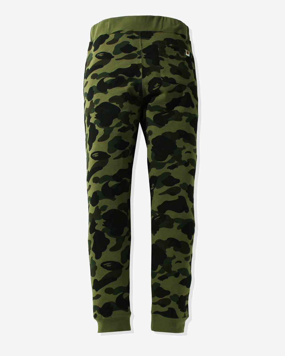 BAPE 1ST CAMO SHARK SLIM FIT SWEAT PANTS - GREEN