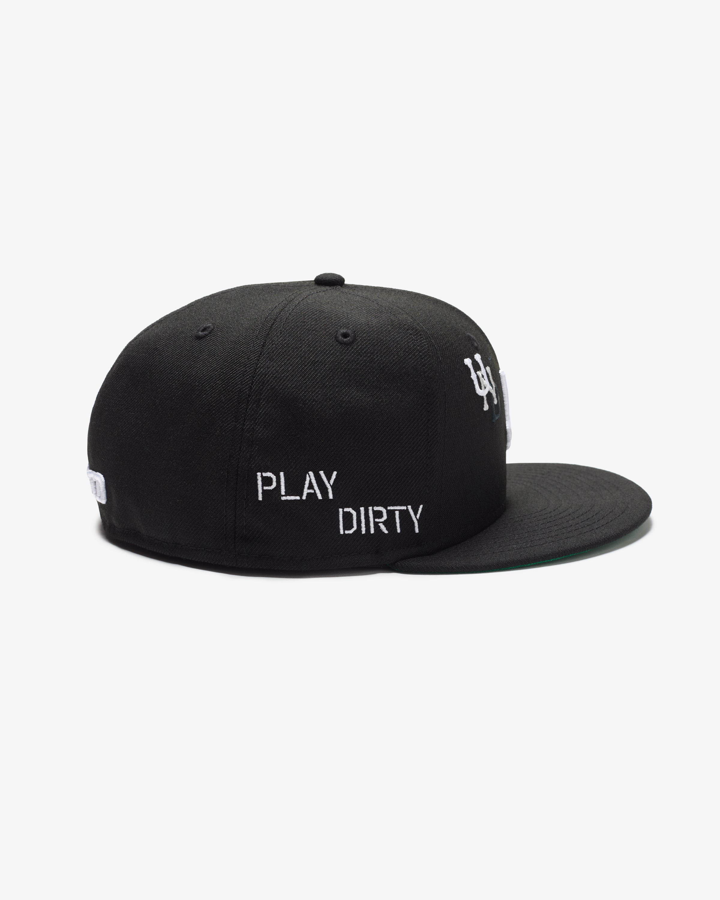 UNDEFEATED X NE ALL OVER FITTED - BLACK