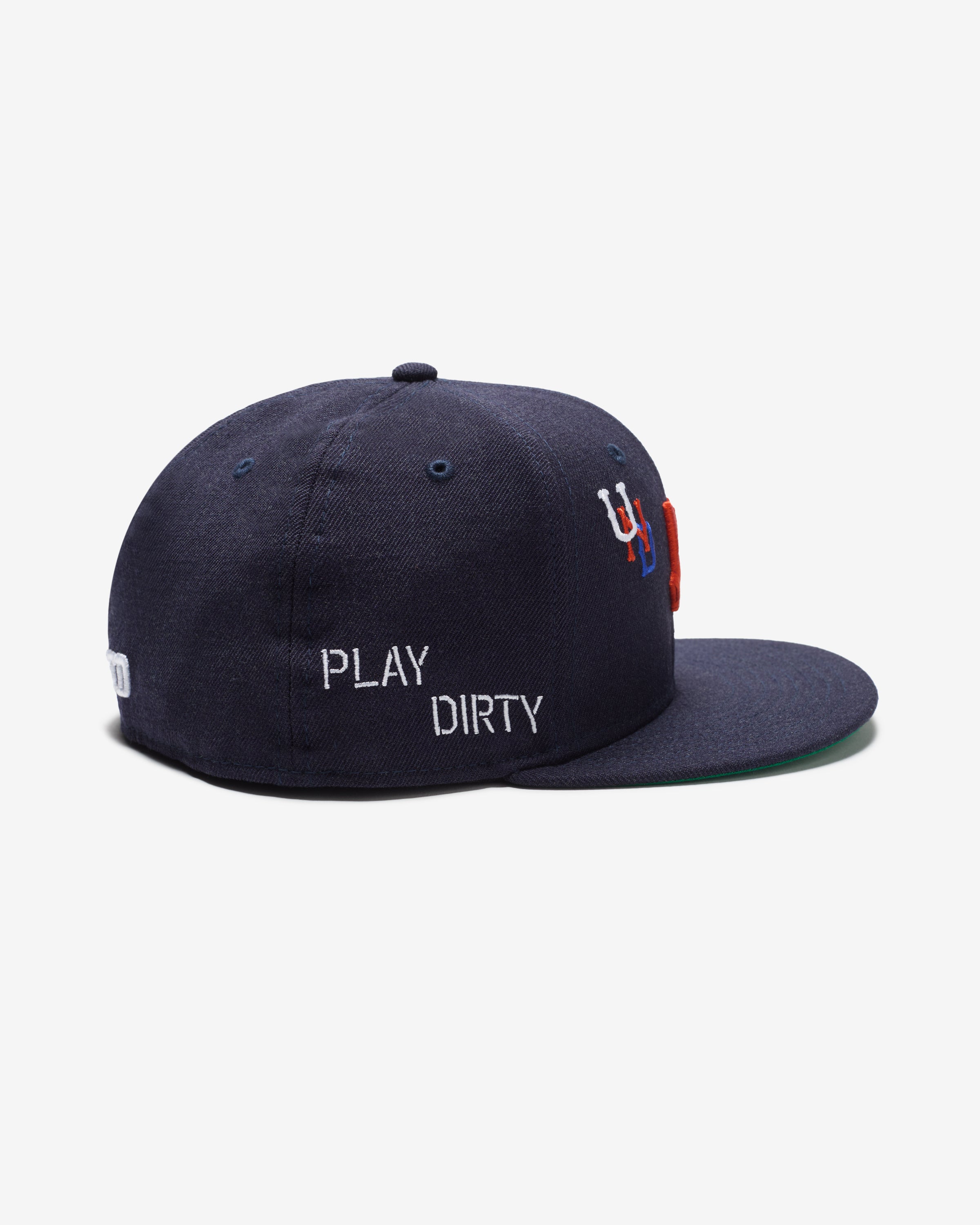 UNDEFEATED X NE ALL OVER FITTED - NAVY