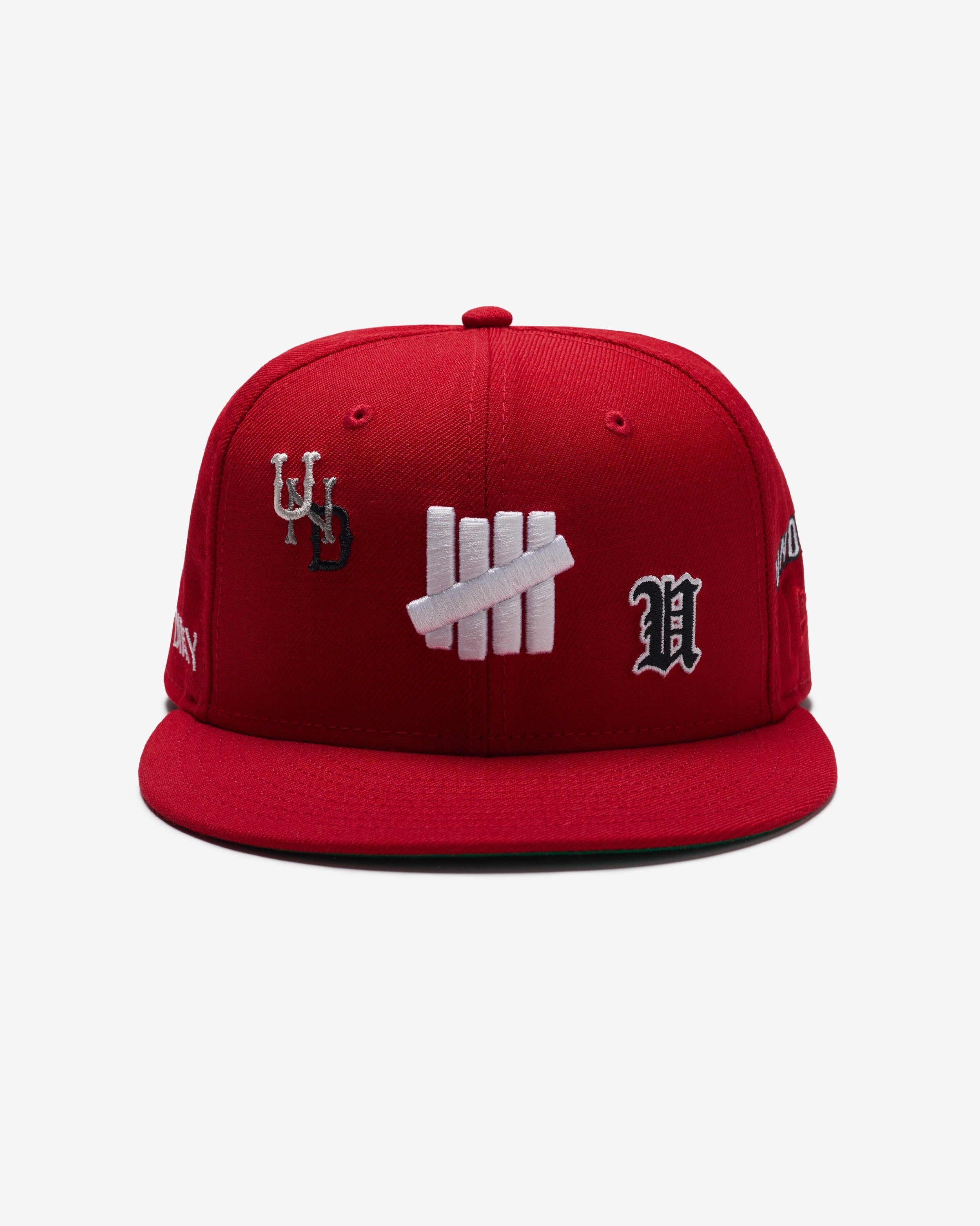UNDEFEATED X NE ALL OVER FITTED - RED
