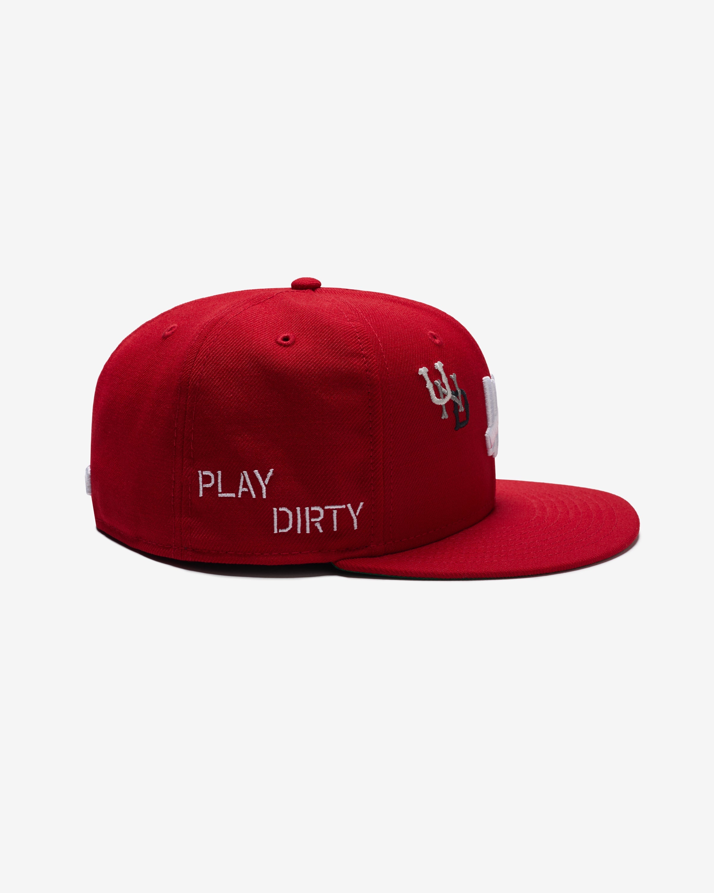 UNDEFEATED X NE ALL OVER FITTED - RED